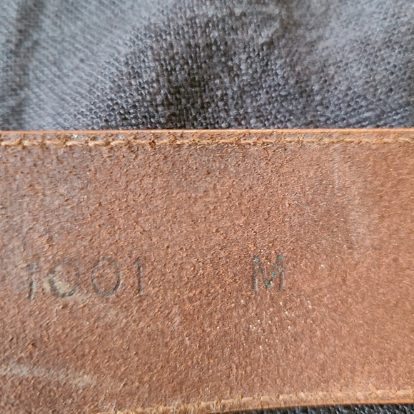 Linea Pelle Brown Leather belt Medium - Picture 3 of 3